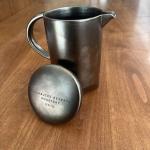 Starbucks Reserve Roastery Seattle (1) 36oz Coffee Carafe Pitcher With Lid 2017 - Picture 1 of 17