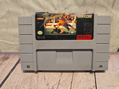 Capcom Super Soccer SNES, 1992, Nintendo - TESTED - Image 1 of 4