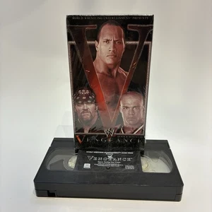 WWE Vengeance 2002 | Rare Coliseum Video VHS | Hogan Rock Undertaker | Good - Picture 1 of 14
