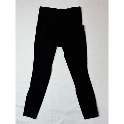 Athleta Salutation 7/8 Tights Black High Waist Pockets Women's Small - Image 1 of 4