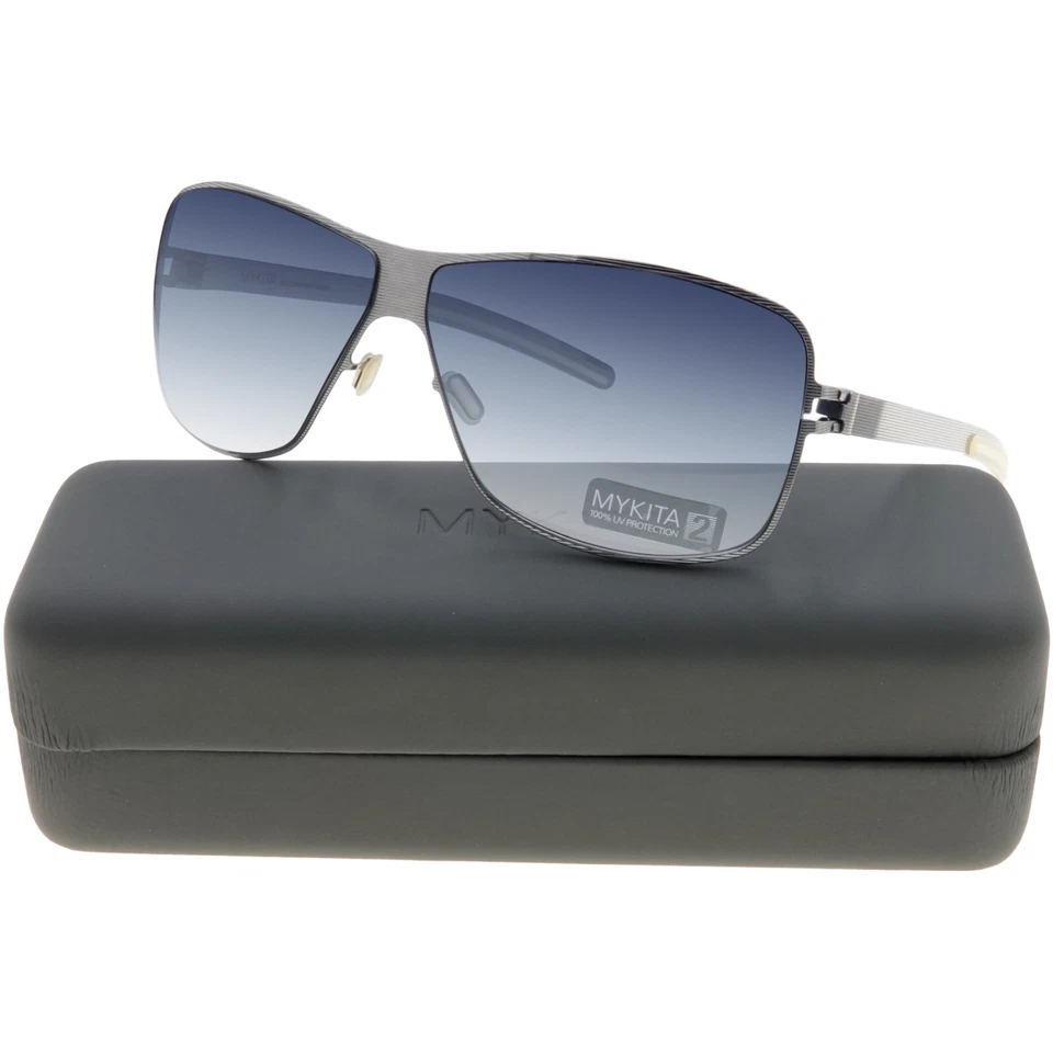 Mykita Sunglasses LINDA 007 SILVER LINE Gradient Lens Handmade in Germany