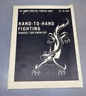 US Army Special Forces Hand Fighting ST 31 204 Karate Tae Kwon Book Vintage