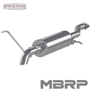 ESCAPE MBRP 2004-2012 CHEVY COLORADO GMC CAYON ANTES DEL EJE APAGADO ALUMINIZADO - Imagen 1 de 5
