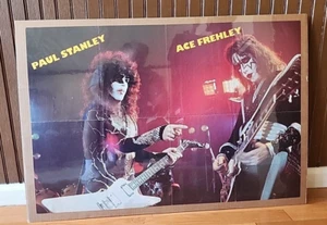 1970er KISS PAUL STANLEY & ACE FREHLEY In Concert Poster 30 x 20 RAR - Bild 1 von 4