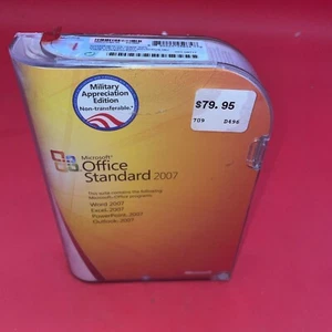 Microsoft Office Standard 2007 palabra de apreciación militar Excel DVD con llave - Imagen 1 de 5
