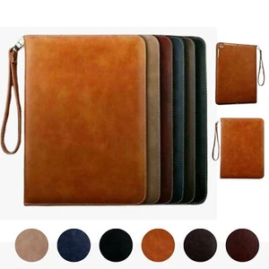 Genuine Leather Shockproof Smart Case Cover For iPad 10.2" 10.5 10.9" 11 Pro Air - Picture 1 of 15