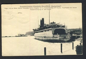 "Rompehielos ""Alemania"", postal antigua - Imagen 1 de 2