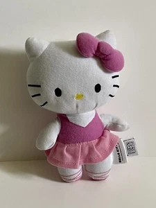 Sanrio Hello Kitty Plush 7” Pink Ballerina Tutu Dress - Picture 1 of 3