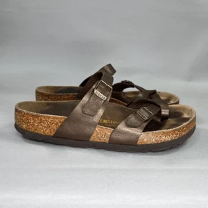 Birkenstock Mayari Sandals Women's Size 8.5 Bronze Birko-Flor Adjustable Straps - Picture 1 of 11