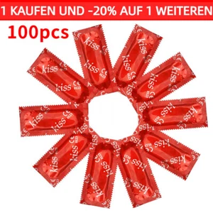 100× Ultra Dünne Latex Kondome Erweitertes Vergnügen Großpackung Sex Verzögerung - Bild 1 von 10