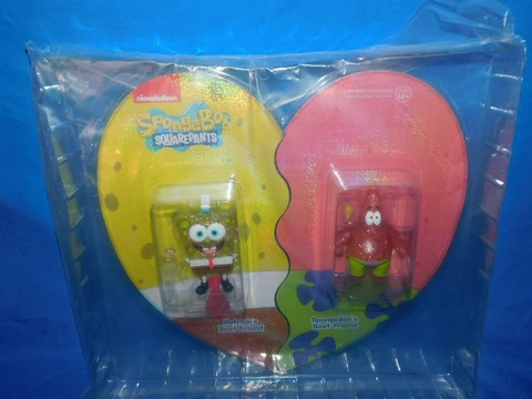Super7 Spongebob Squarepants Spongebob and Patrick BFF 2-Pack Glitter 3.75 in Cover
