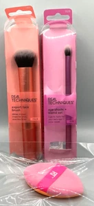 Real Techniques Miacle Sponge, Face Brush & Eye Shadow Brush - Picture 1 of 10