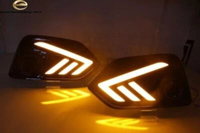 LED DRL Daytime Running Fog Light Turn Lamp For Honda Civic Hatchback 2016-21 - Image 1 of 4