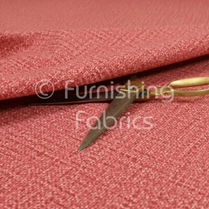 Designer Soft Textured Red Print Velvet Pattern Furnishing Upholstery Fabrics - Picture 1 of 4