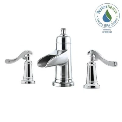 Pfister Ashfield 8 pulgadas Grifo de baño amplio de 2 manijas en cromo pulido Foto 1 de 4