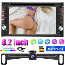 6.2" Car Stereo Gps Navi Bluetooth Radio Double 2 Din Cd Dvd Player with Camera