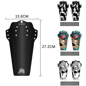 2x MTB Mudguards Front & Rear Set Road Bike Tyre Splash Tire Fender Mud Guard - Picture 1 of 17