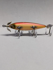 Vintage Heddon Dowagiac 150 Minnow 5-Hook in Rainbow - Picture 1 of 15