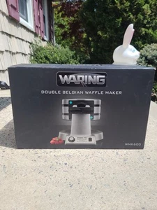 Waring Pro WMK600 Professional Double Belgian Waffle Maker Stainless NOB - Picture 1 of 7