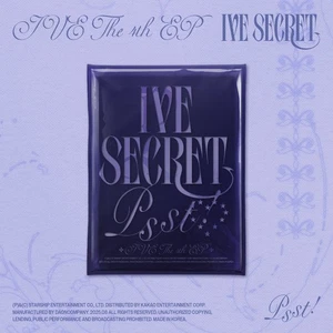 K-POP IVE 4th EP Album [IVE SECRET] Psst! Ver. CD+Book+P.Card+Instant Photo+Gift - Imagen 1 de 8
