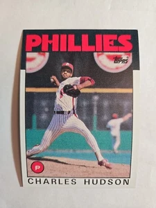 Charles Hudson - 1986 Topps #792 - Philadelphia Phillies Baseball Card - Picture 1 of 2