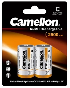 2 Pilas Recargables C HR14 Baby 1.2V 2500mAh – Ni-mh – Blister Original - Imagen 1 de 5