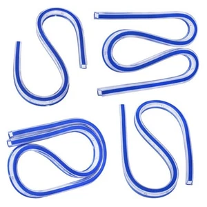 1PC Flexible Ruler Drawing Tool Snake Ruler Flexible Ruler Office Supplies - Picture 1 of 14