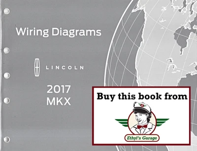 Ford Lincoln MKX 2017 manual de diagramas de cableado eléctrico de fábrica Foto 1 de 2