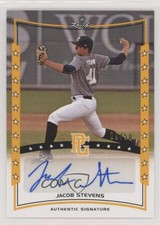 2014 Leaf Perfect Game Showcase Gold /50 Jake Stevens Jacob #A-JS1 Auto