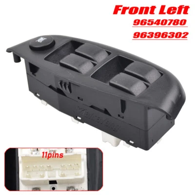 Front Left For Chevrolet Aveo 2004 2005 Power Window Switch 96540780,96396302 - Image 1 of 4