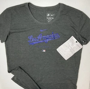 Nike MBL Los Angeles Dodgers Shirt Graphic Tee Sample Women Sz M Dri-Fit NWOT - Picture 1 of 6