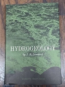 J B Lamarck, Jean-Baptiste Hydrogeology 1st Edition 1964 University Of Illinois - Imagen 1 de 3