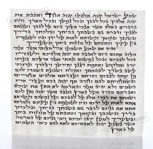 Pergamino Kosher Mezuzá Mezuzá Klaf 12 cm / 4,7" Judío Judaica Israel - Imagen 1 de 6