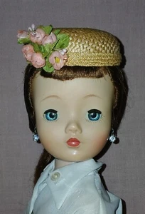 Vintage Natural Cocktail 50s style hat bag Alexander Cissy Richard Originals - Picture 1 of 5