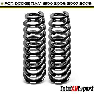 2x Muelles helicoidales para Dodge Ram 1500 2006 2007 2008 V8 4,7 L 5,7 L 4x4 parte delantera Foto 1 de 4