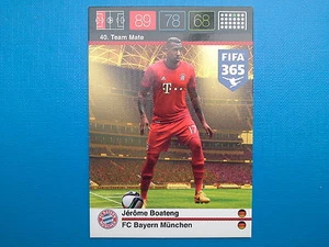 Panini Adrenalyn XL Fifa 365 Card n. 40 Team Mate Boateng Bayern Munchen - Imagen 1 de 1