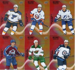 2022-23 UPPER DECK ALLURE COLOR FLOW RED-ORANGE (#SF2-SF98) ***YOU PICK)