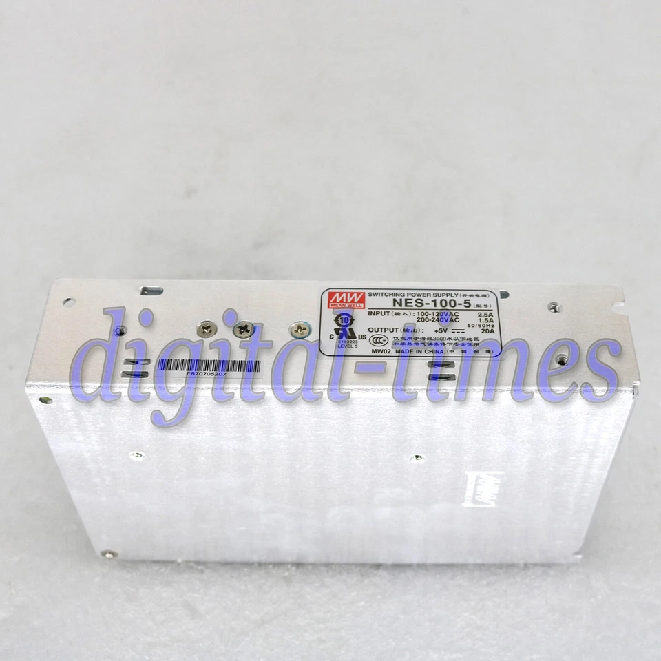 One Brand New MEAN WELL NES-100-5 5V 20A New switching power supply - Image 1 of 4