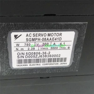 1 pieza NUEVO Servomotor Yaskawa SGMPH-08AAE41D SGMPH08AAE41D - Imagen 1 de 9