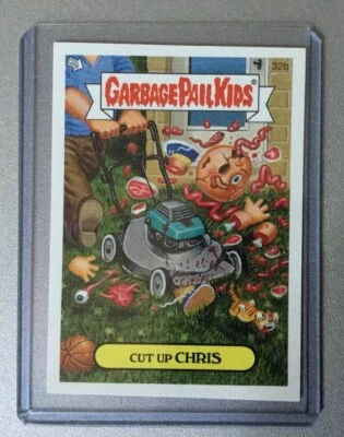 Topps Garbage Pail Kids Sticker Cut Up Chris 32b All New Series 4 - Image 1 of 2