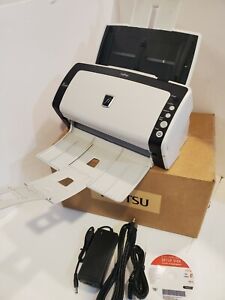 (2100 Sold)Full Package in Box Fujitsu fi-6130 Scanner (Ac Adapter+Usb+Setup Cd)