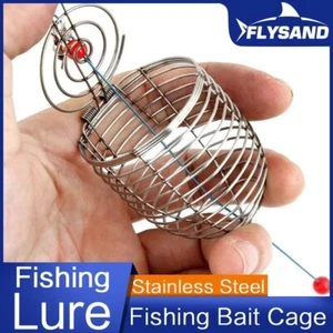 Cebo de pesca trampa jaula alimentador cesta soporte señuelo grueso alimentador... - Imagen 1 de 6