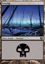SWAMP #340 X4 4 4X 9th Edition MTG Magic the Gathering Cards DJMagic