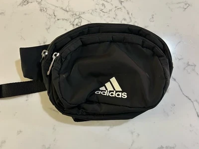 Adidas Riñonera Cintura Bolsa Logo Cinturón Bolso Negro Foto 1 de 3