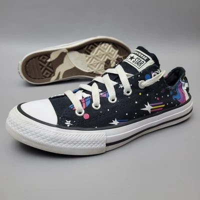 Zapatos bajos Converse All Star Chuck Taylor Rainbow Unicorn negros Galaxy talla 4,5 Foto 1 de 4