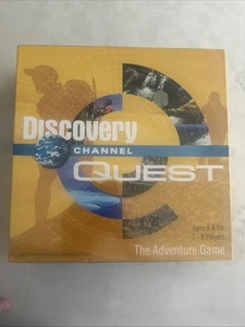 New - Discovery Channel Quest The Adventure Game Travel World Map 2003 Vintage - Picture 1 of 7