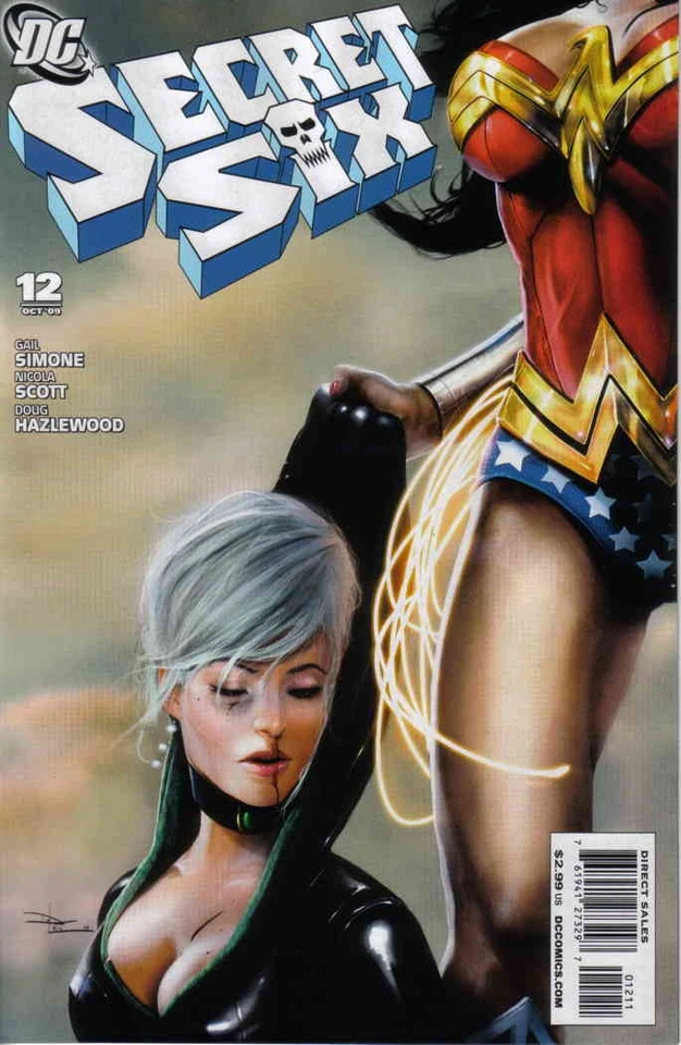 Secret Six (3rd Series) #12 VF; DC | Gail Simone Wonder Woman - w/Bag+Board - Image 1 of 1