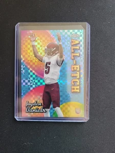 Topps Chrome 2024 - All-Etch Jayden Daniels #CAE-JD X-Fractor RC - Imagen 1 de 2