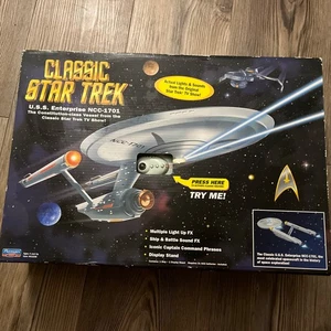 Playmates Star Trek The Next Generation Enterprise Electronic Ship READ - Picture 1 of 6