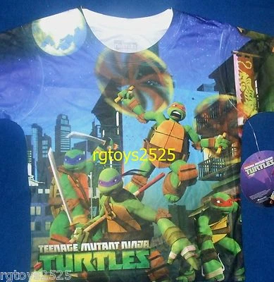 Teenage Mutant Ninja Turtles t-shirt Size 4-5 6-7 8 10-12 14-16 18 New Child - Image 1 of 3